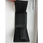 Boss Brand New 100% Pure Leather Black Wallet For Coins, Notes And Cards