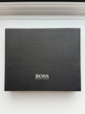Boss Brand New 100% Pure Leather Black Wallet For Coins, Notes And Cards