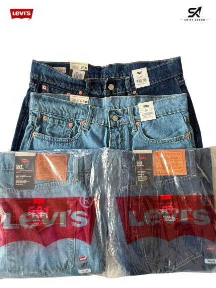 Levis 501 Classic Fit Jeans | Exclusive Bundle of 2