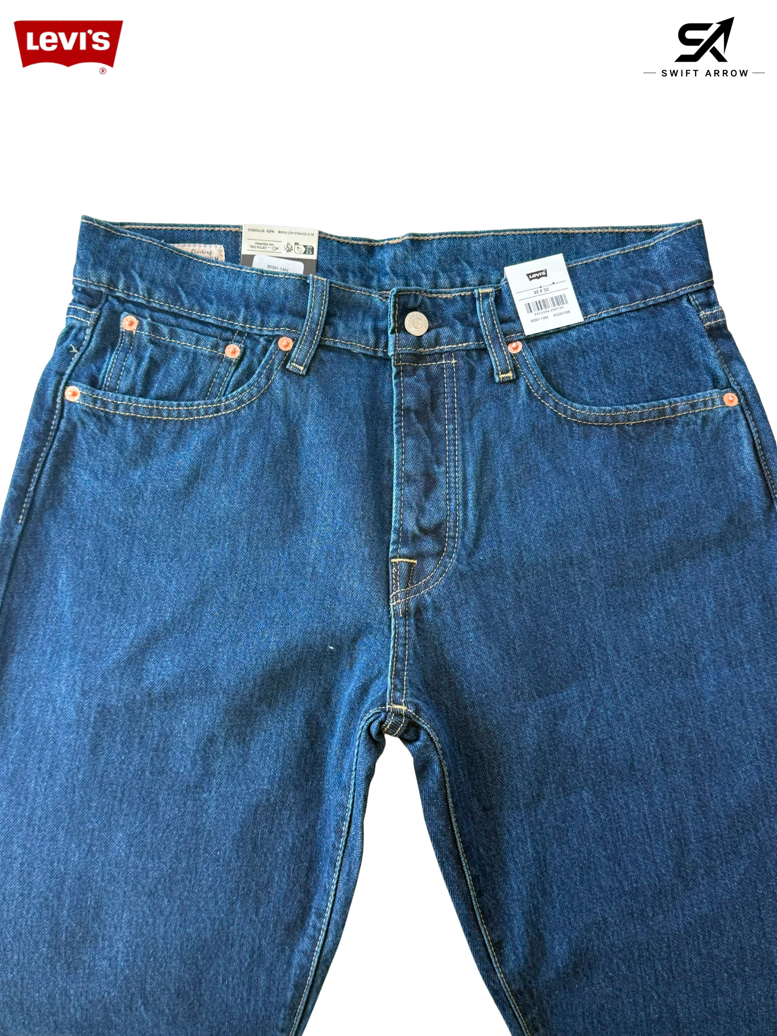 Levi’s 501 Original Fit Jeans – Classic Dark Blue Denim