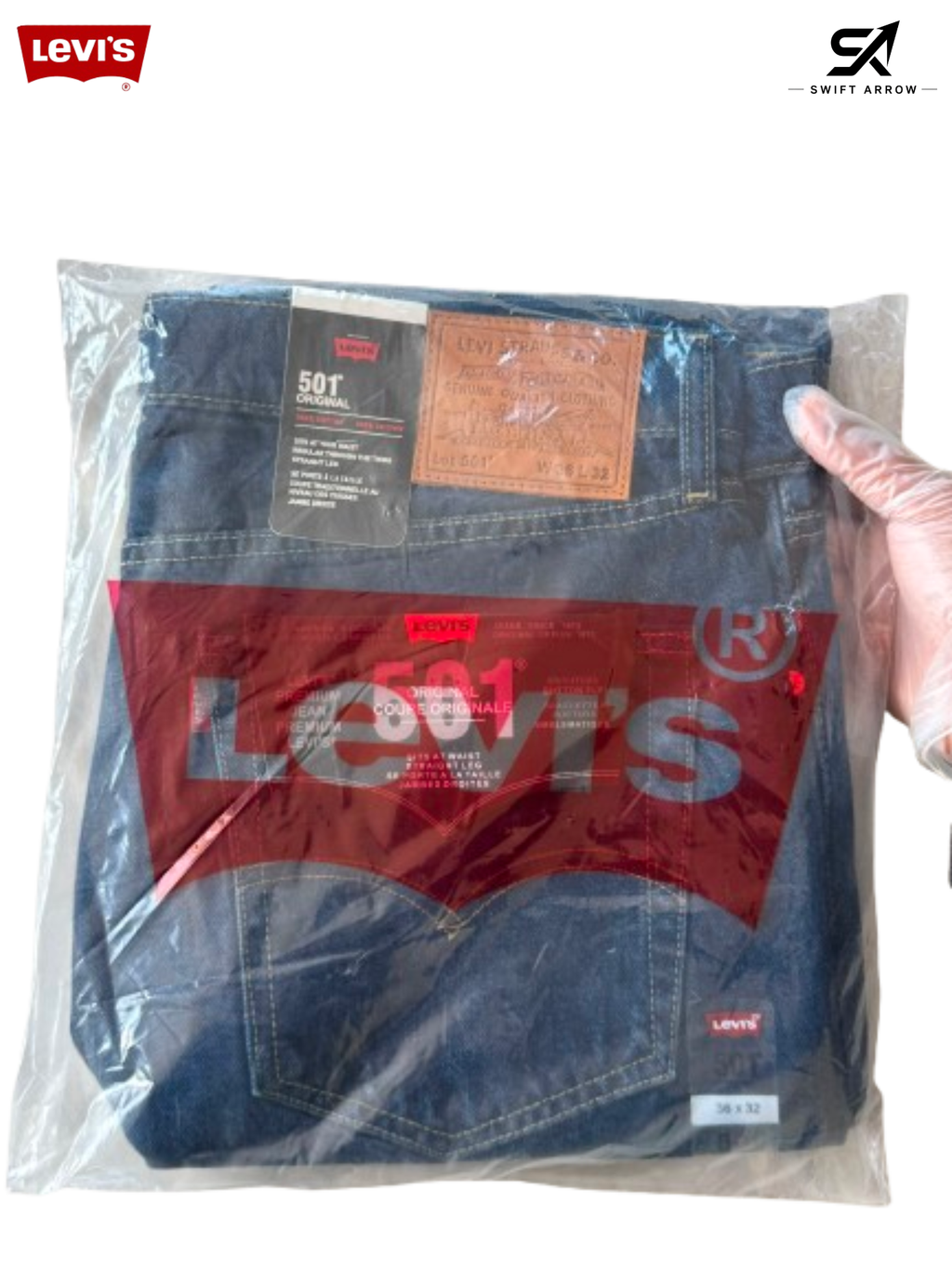 Levi’s 501 Original Fit Jeans – Classic Dark Blue Denim