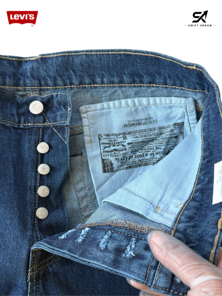 Levi’s 501 Original Fit Jeans – Classic Dark Blue Denim